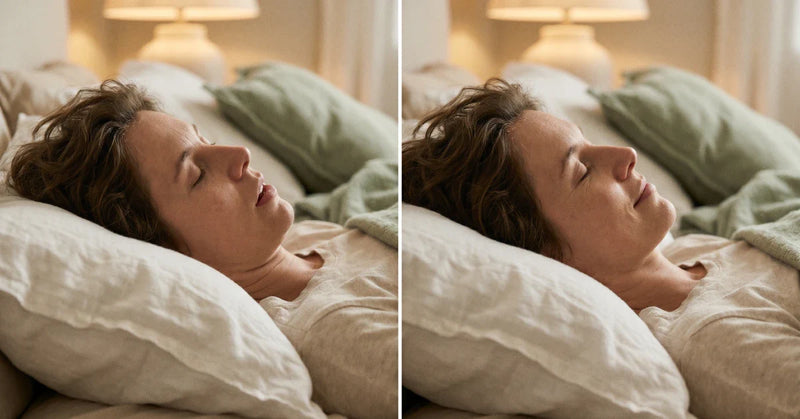 Comparison of mouth breathing versus nasal breathing during sleep
